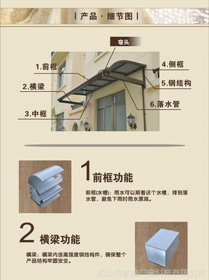 家福门窗透明铝合金玻璃别墅露台防雨遮阳雨棚——厂家直销价格与选购指南